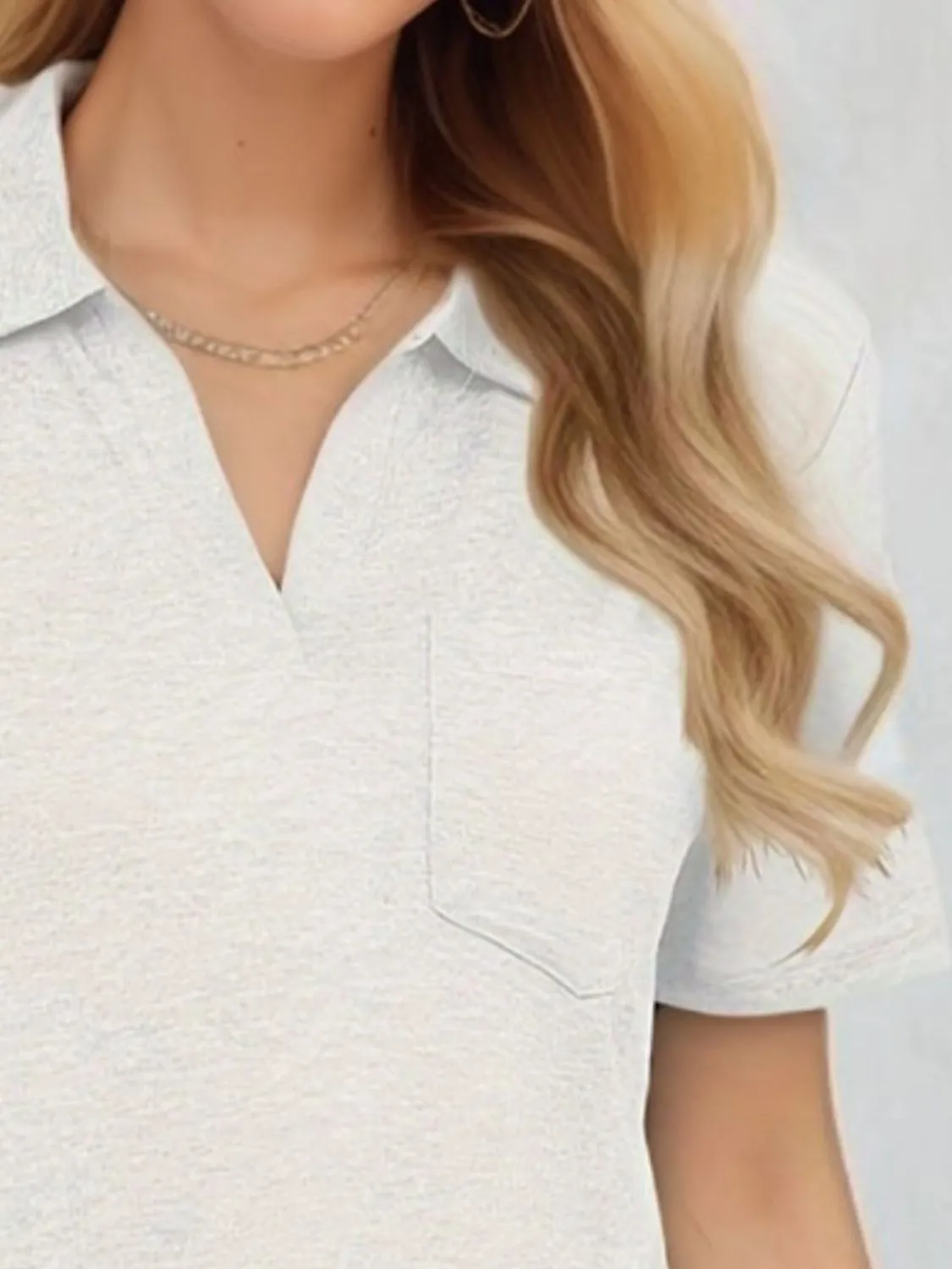 Johnny Collar Short Sleeve Top - Image 17