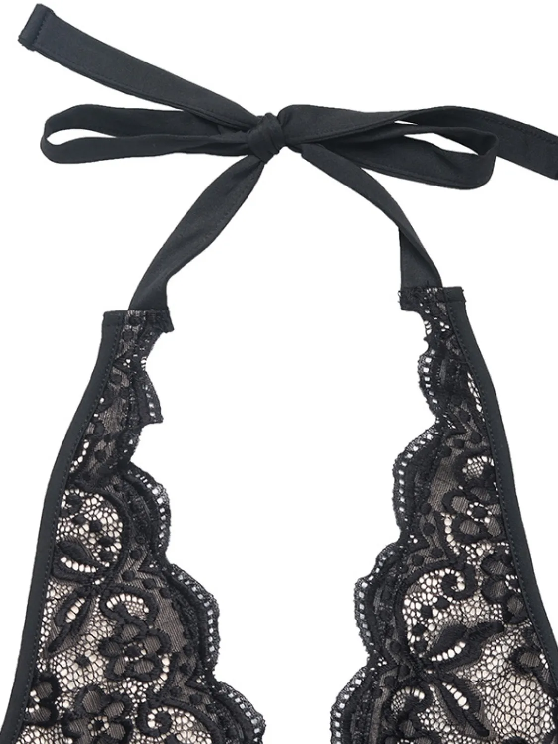 Lace Halter Neck Bodysuit - Image 8