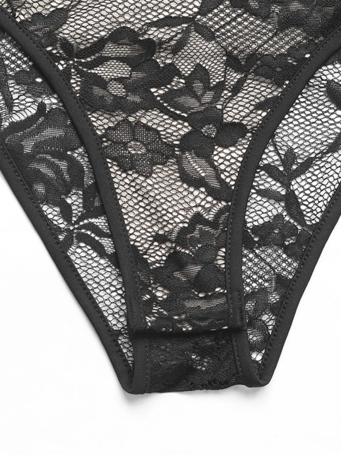 Lace Halter Neck Bodysuit - Image 9