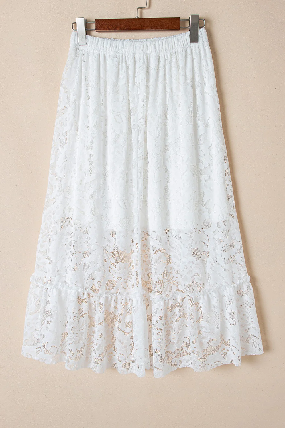 Lace High-Low Skirt - Image 4