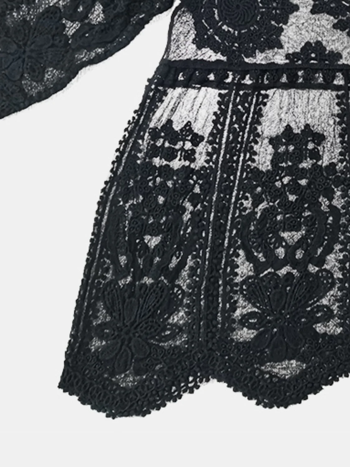 Lace Round Neck Cover-Up - Image 6