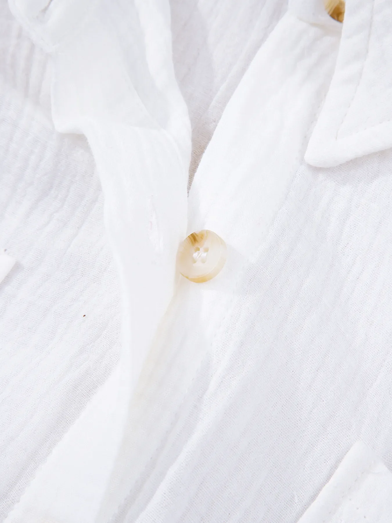 Lace Sleeve Button Down Shirt - Image 11