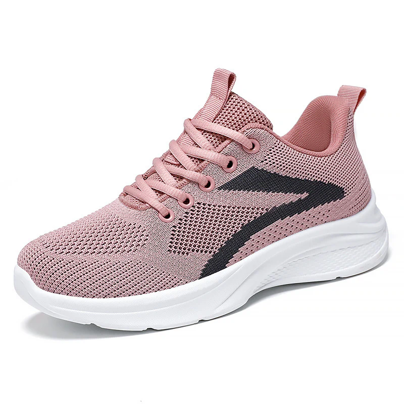 Lace Up Mesh Breathable Athletic Sneakers - Image 2