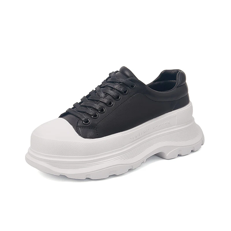 Lace Up Platform Sneakers - Image 4