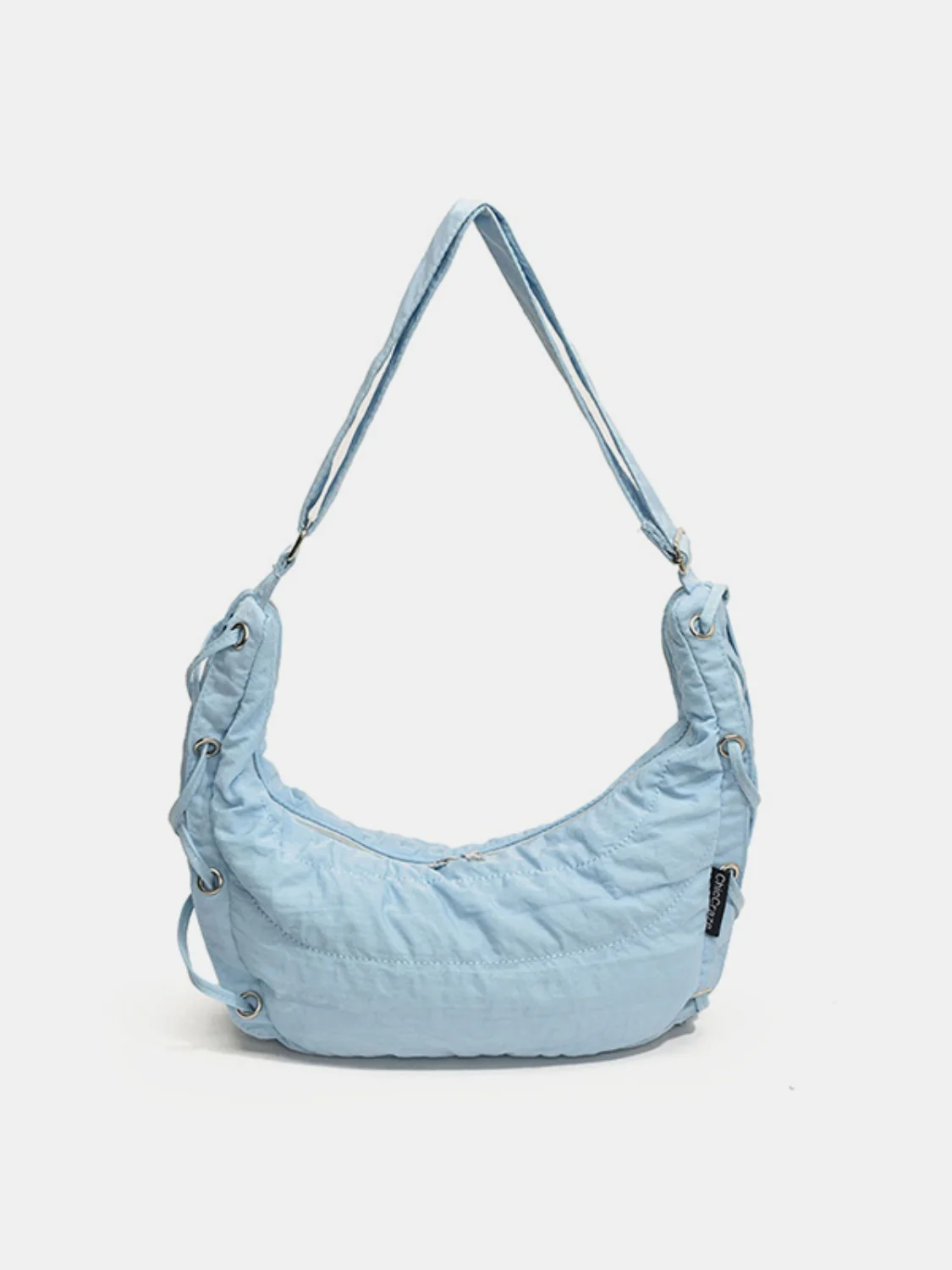 Lace-Up Polyester Crossbody Bag - Image 17