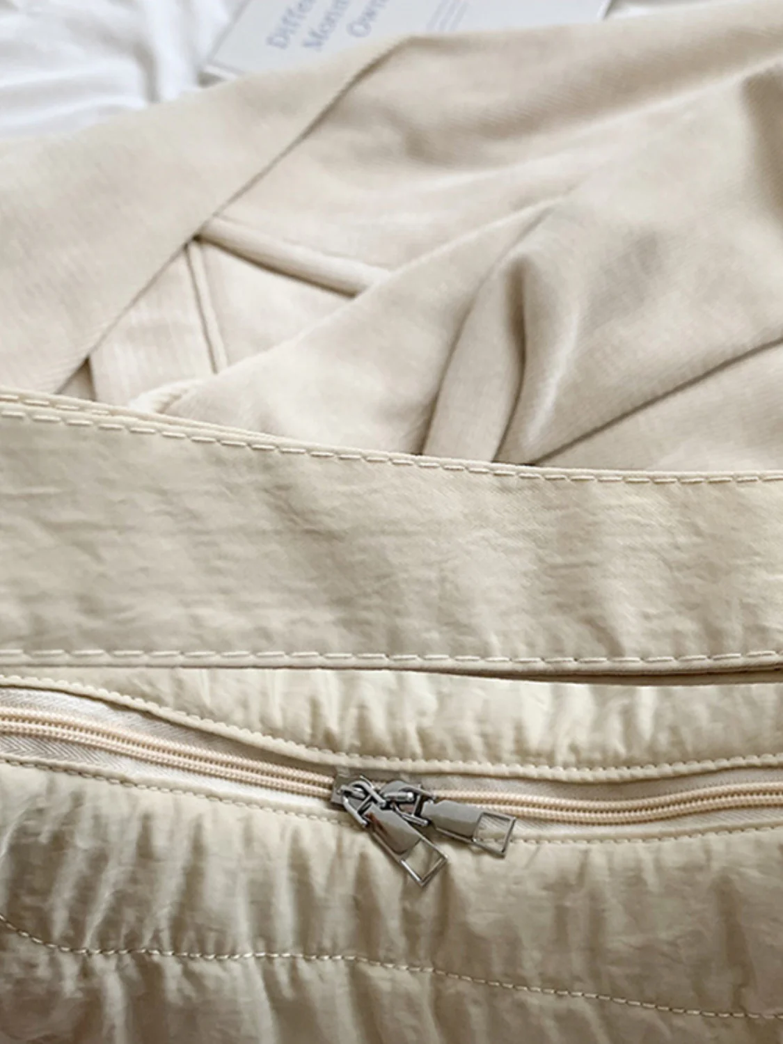 Lace-Up Polyester Crossbody Bag - Image 4