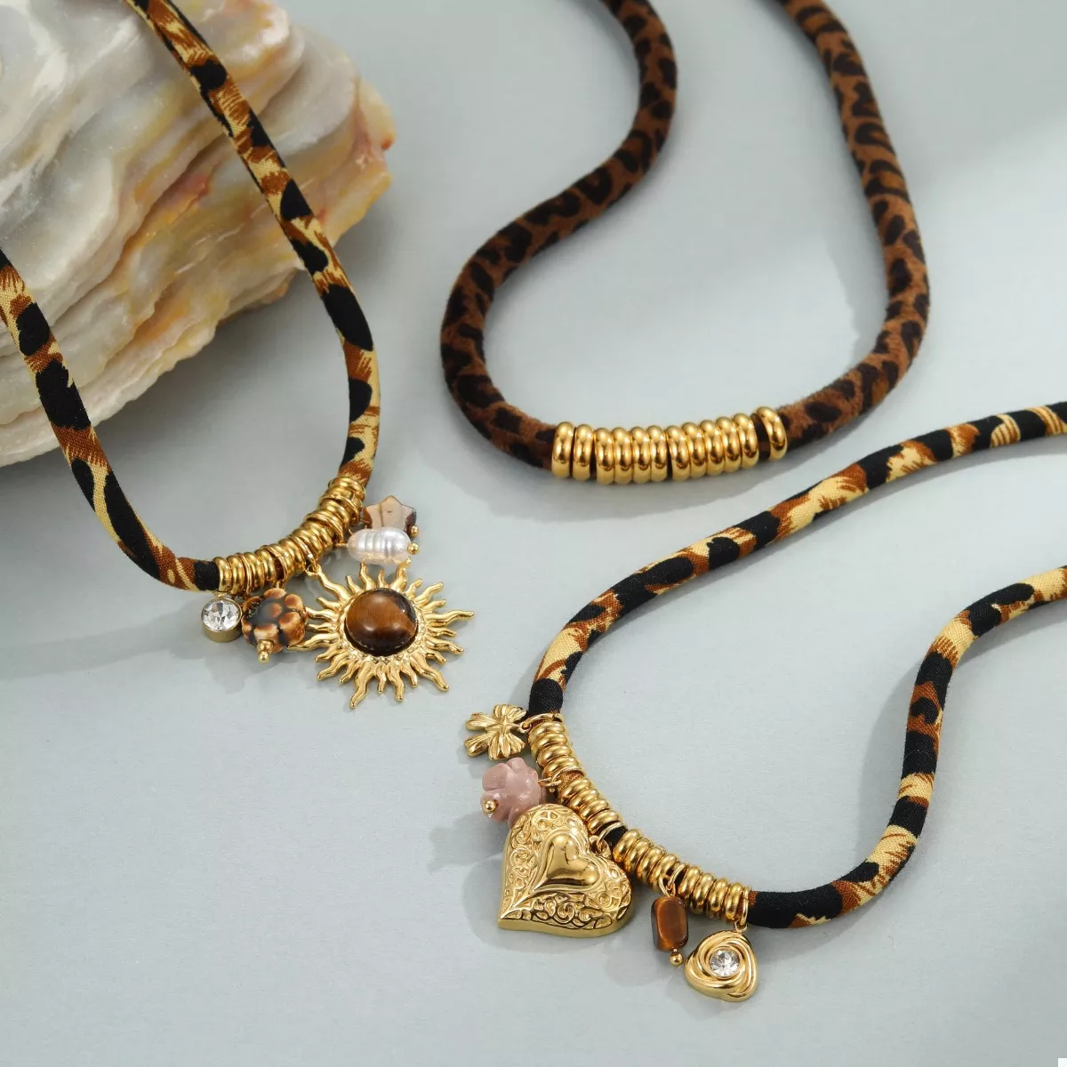 Leopard 18K Gold-Plated Necklace - Image 2