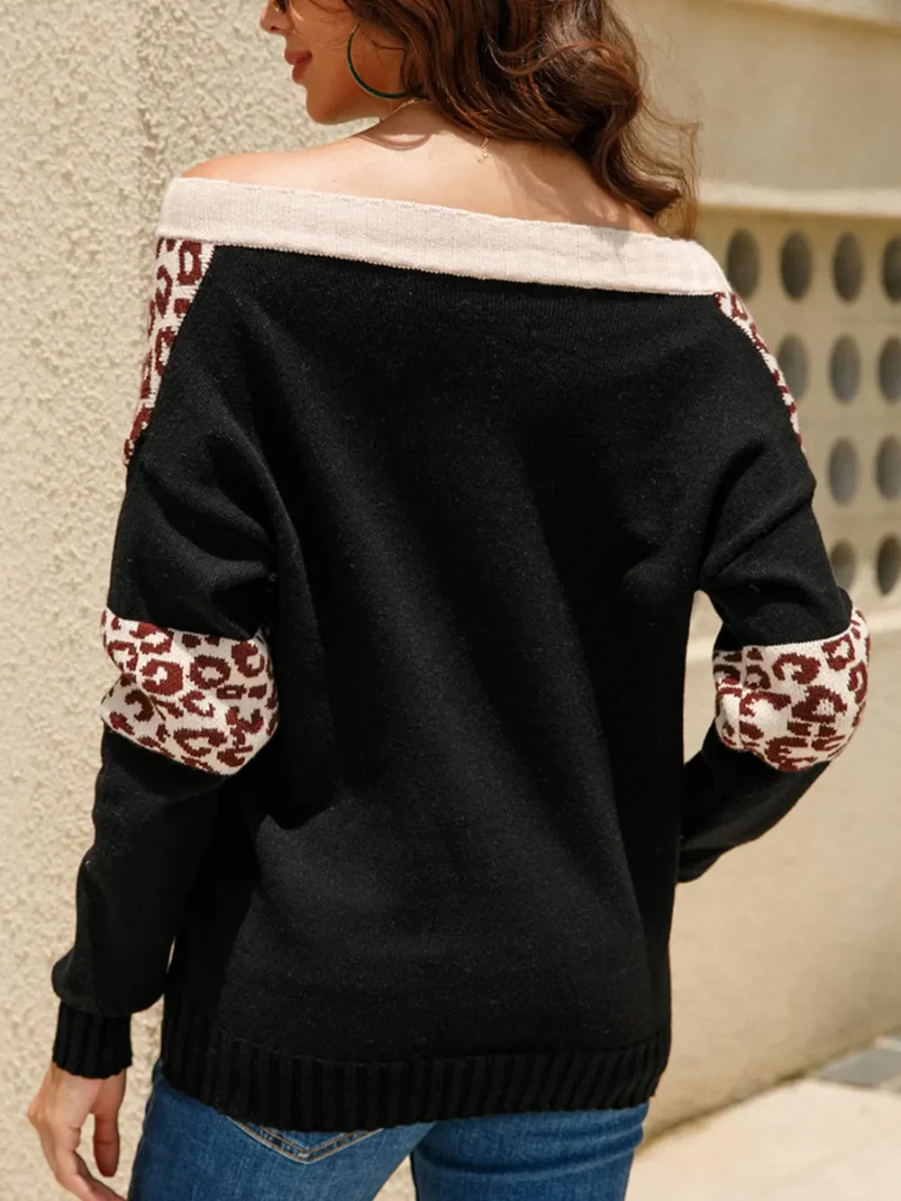 Leopard Long Sleeve Sweater - Image 2
