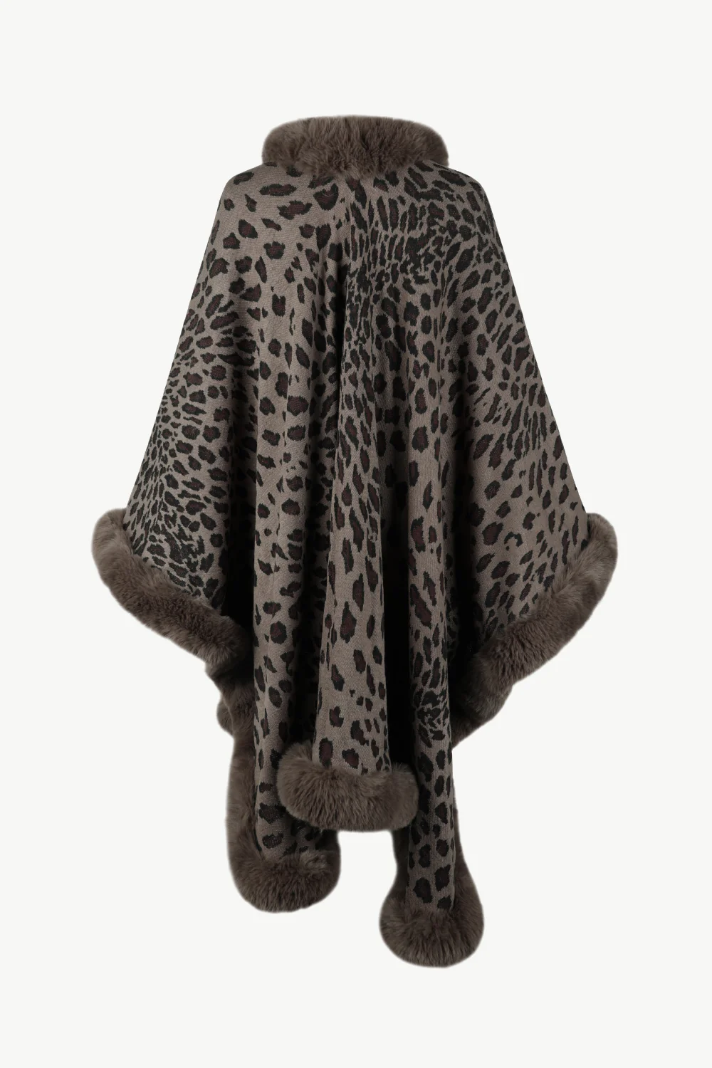Leopard Open Front Poncho - Image 16