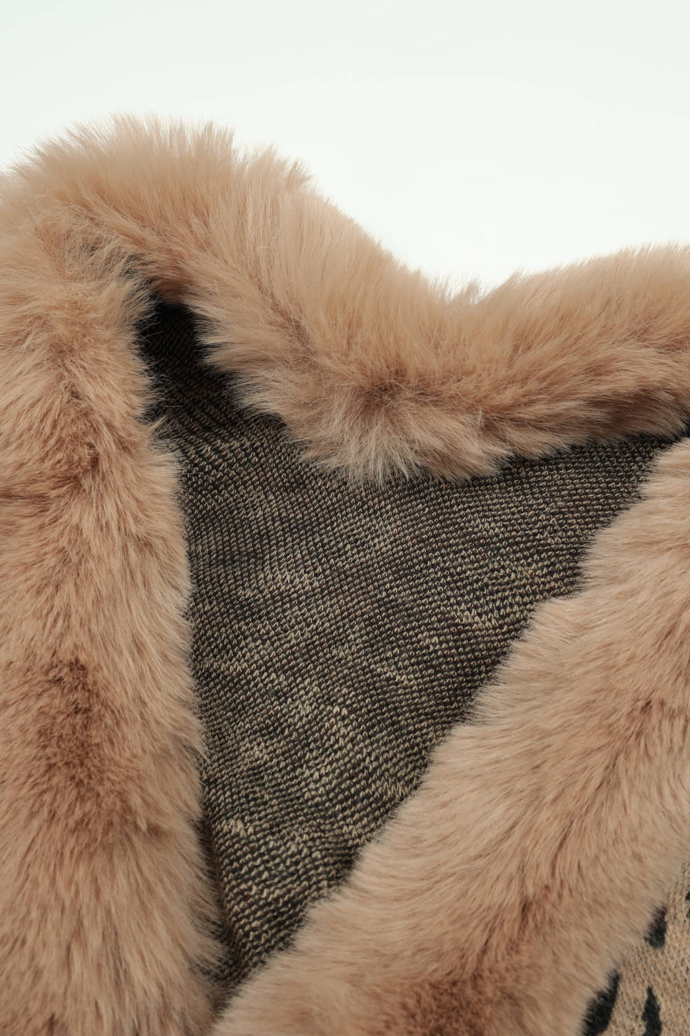 Leopard Open Front Poncho - Image 6