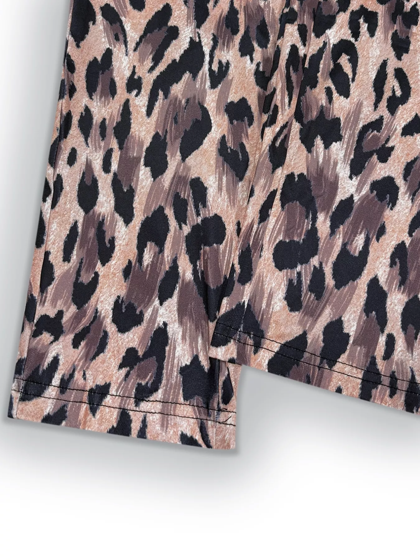 Leopard Print Top and Pants Set - Image 6
