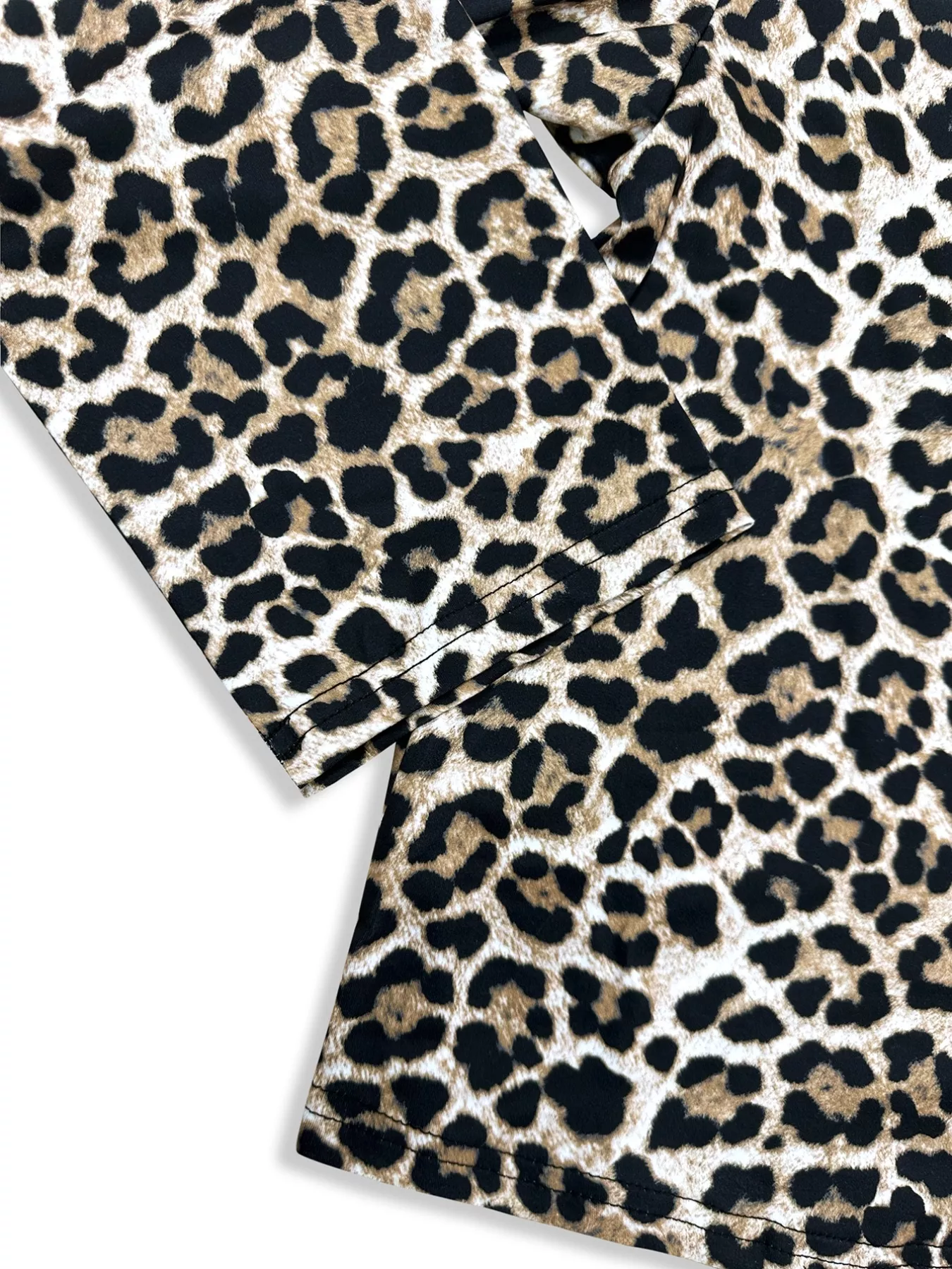 Leopard Print Top and Pants Set - Image 7