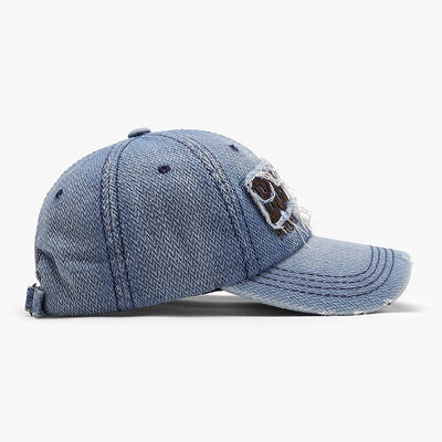 Letter Adjustable Cotton Baseball Cap - Image 2
