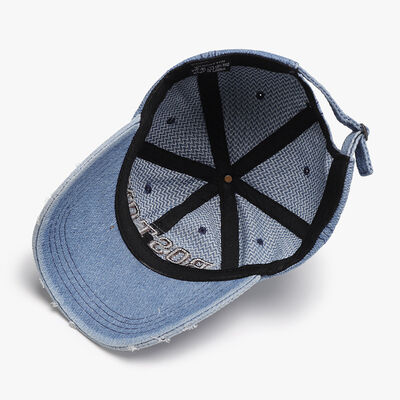 Letter Adjustable Cotton Baseball Cap - Image 4
