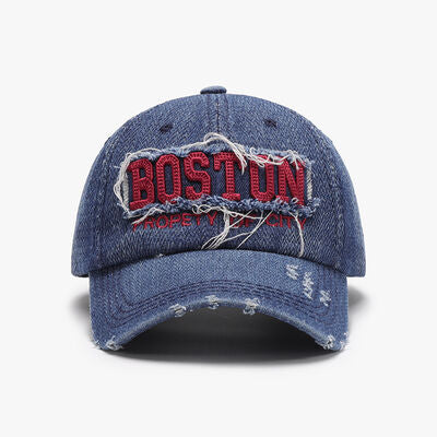 Letter Adjustable Cotton Baseball Cap - Image 6