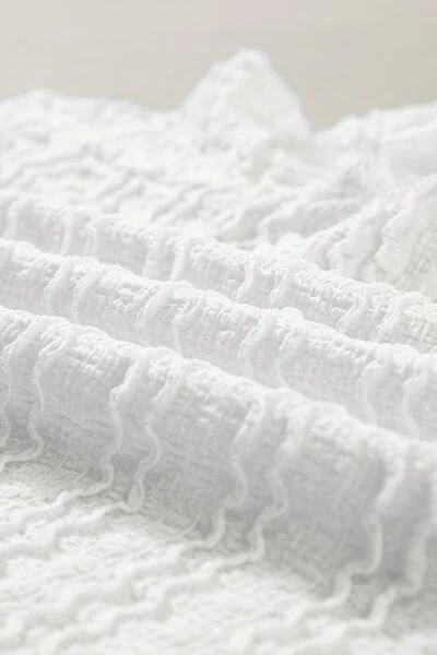 Long Sleeve Jacquard Slim Top - Image 8