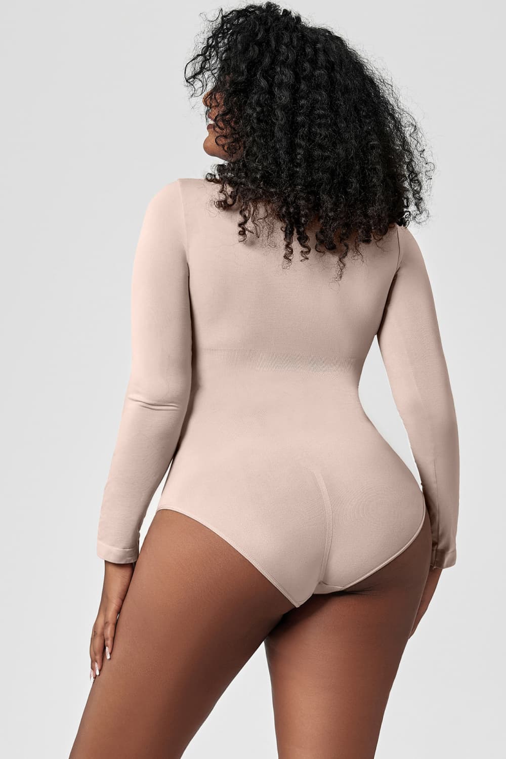 Long Sleeve Shaping Bodysuit - Image 2