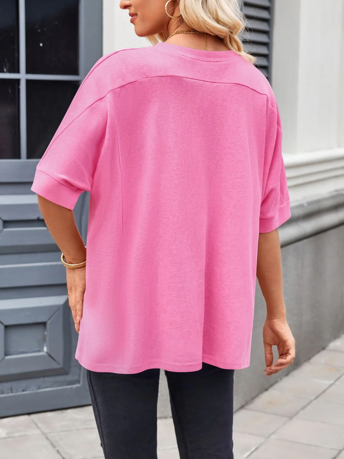 Lovelet Round Neck Half Sleeve T-Shirt - Image 14