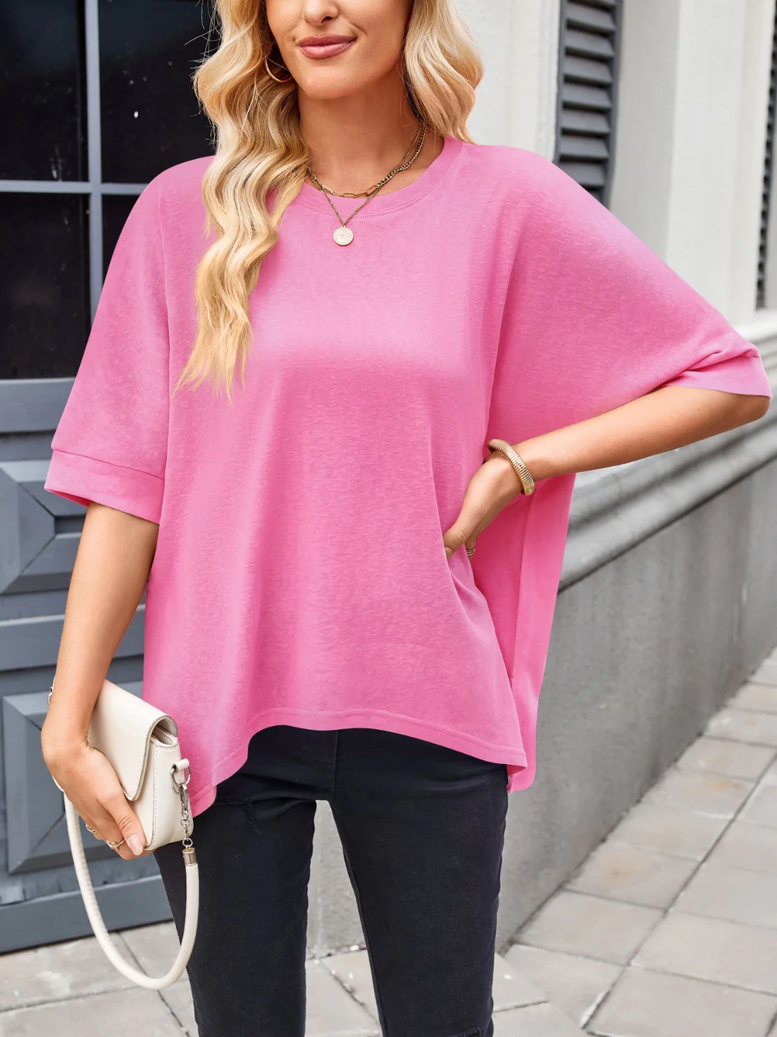 Lovelet Round Neck Half Sleeve T-Shirt - Image 16