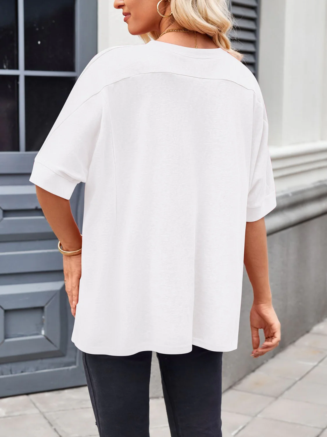 Lovelet Round Neck Half Sleeve T-Shirt - Image 2
