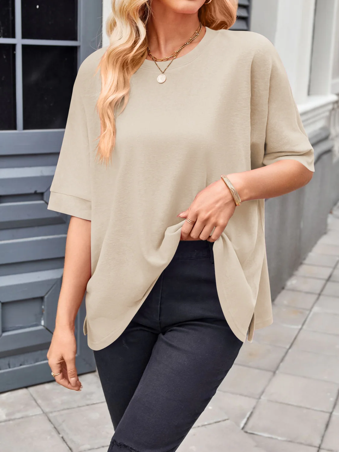 Lovelet Round Neck Half Sleeve T-Shirt - Image 4