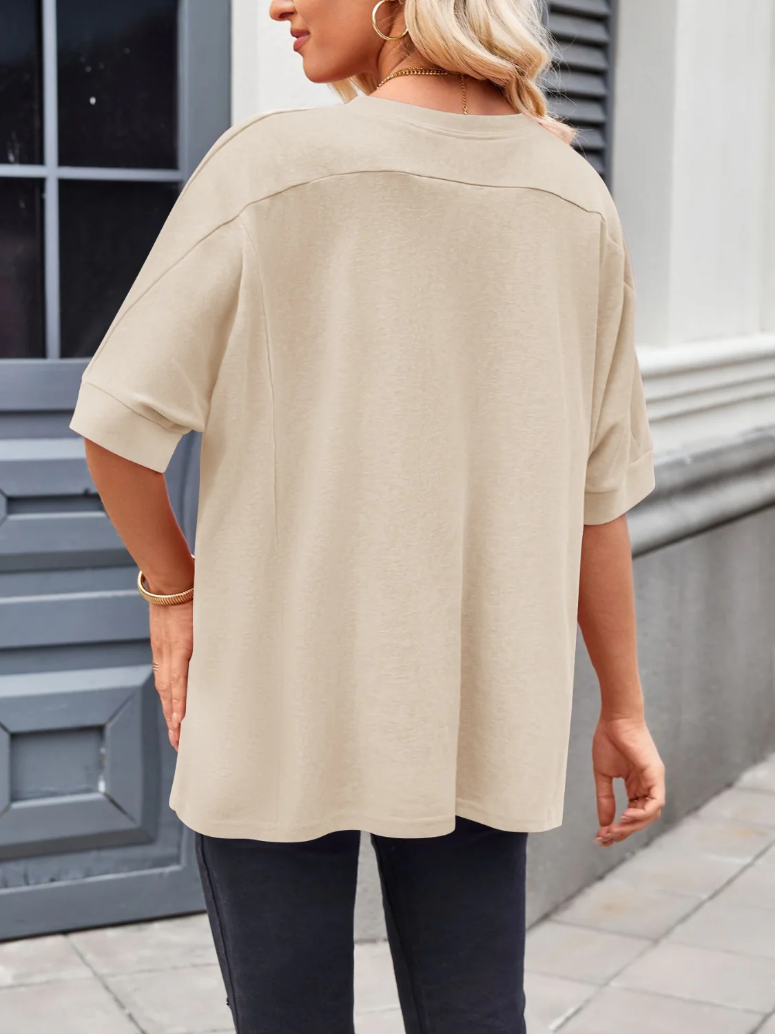 Lovelet Round Neck Half Sleeve T-Shirt - Image 6