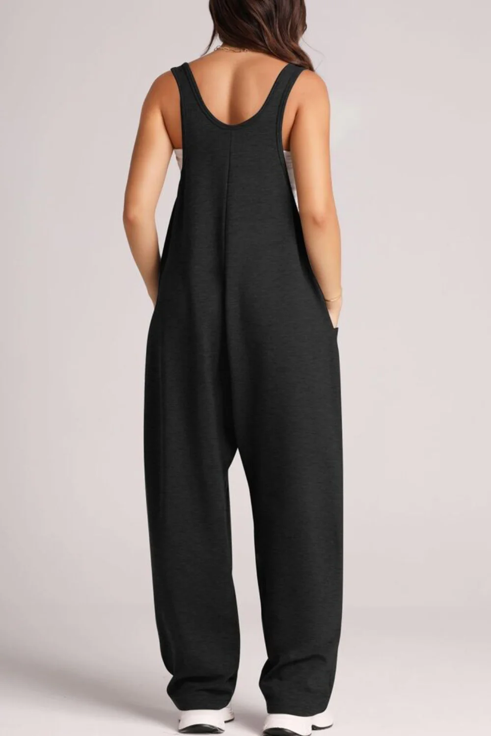 Lovelet V-Neck Wide Strap Overalls - Image 17