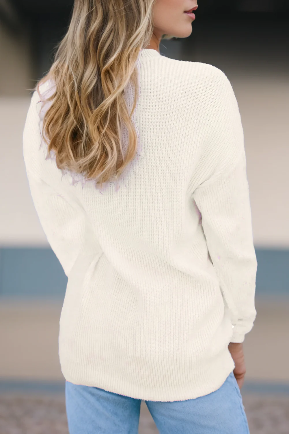 MERRY & BRIGHT Round Neck Sweater - Image 4