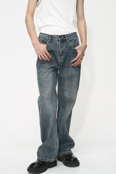 Mid Rise Jeans with Pockets - Image 4