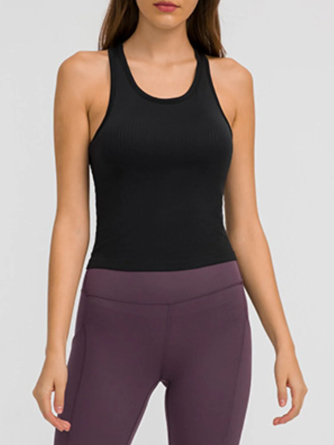 Millennia Round Neck Racerback Active Tank - Image 17