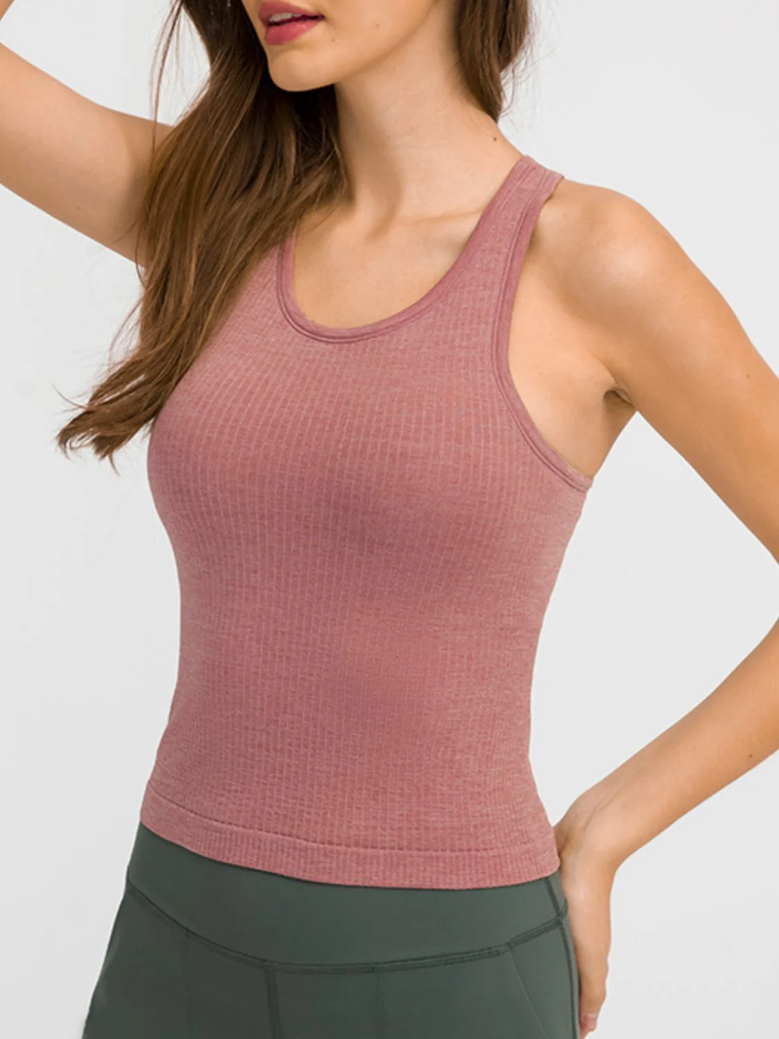 Millennia Round Neck Racerback Active Tank - Image 6