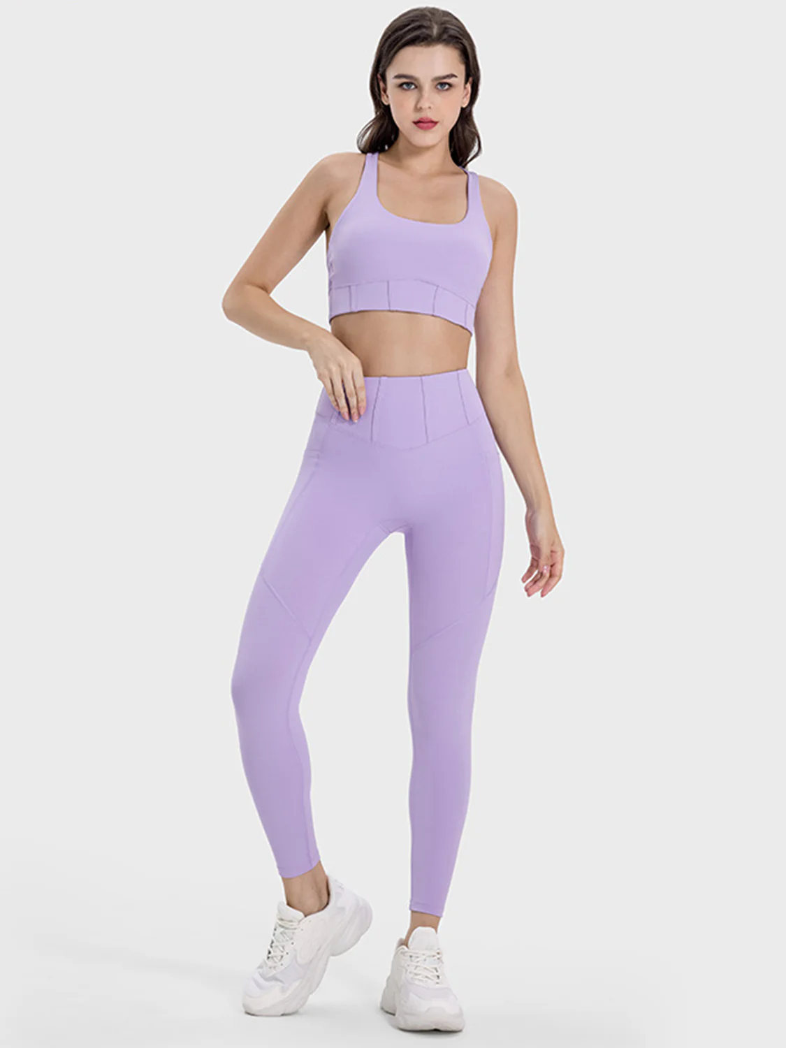 Millennia Square Neck Wide Strap Active Tank - Image 13