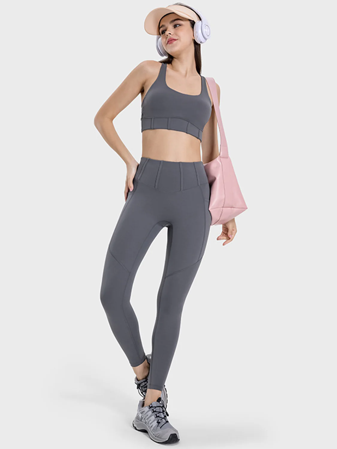 Millennia Square Neck Wide Strap Active Tank - Image 3