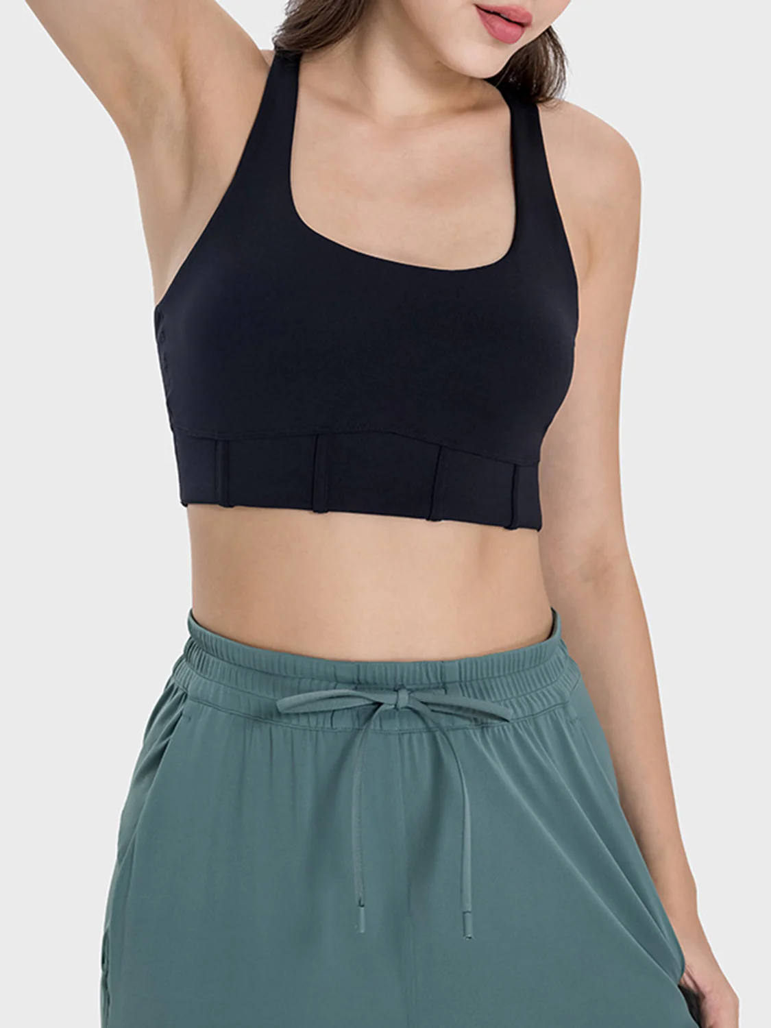 Millennia Square Neck Wide Strap Active Tank - Image 5