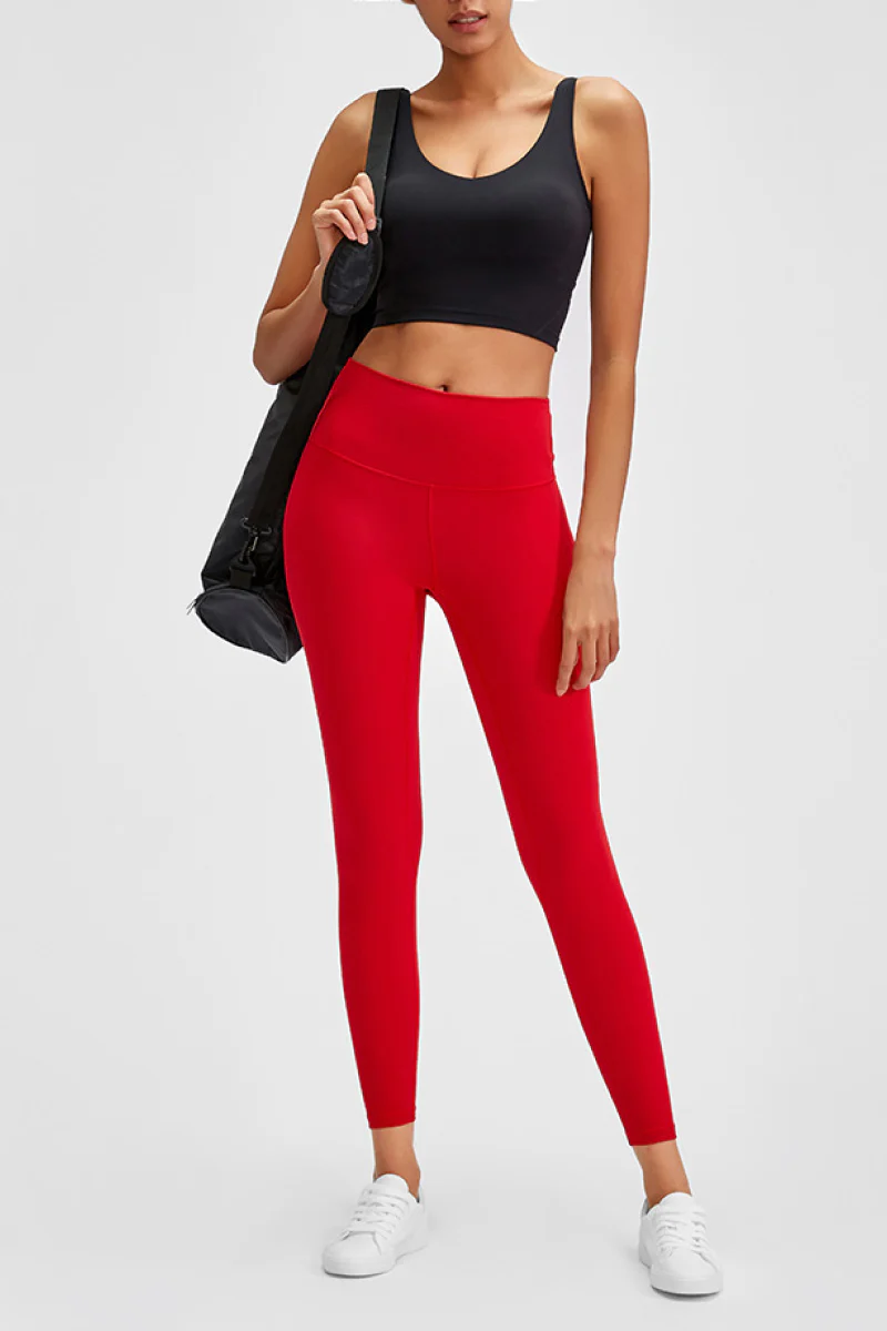 Millennia Wide Seamless Band Waist Sports Leggings - Image 5