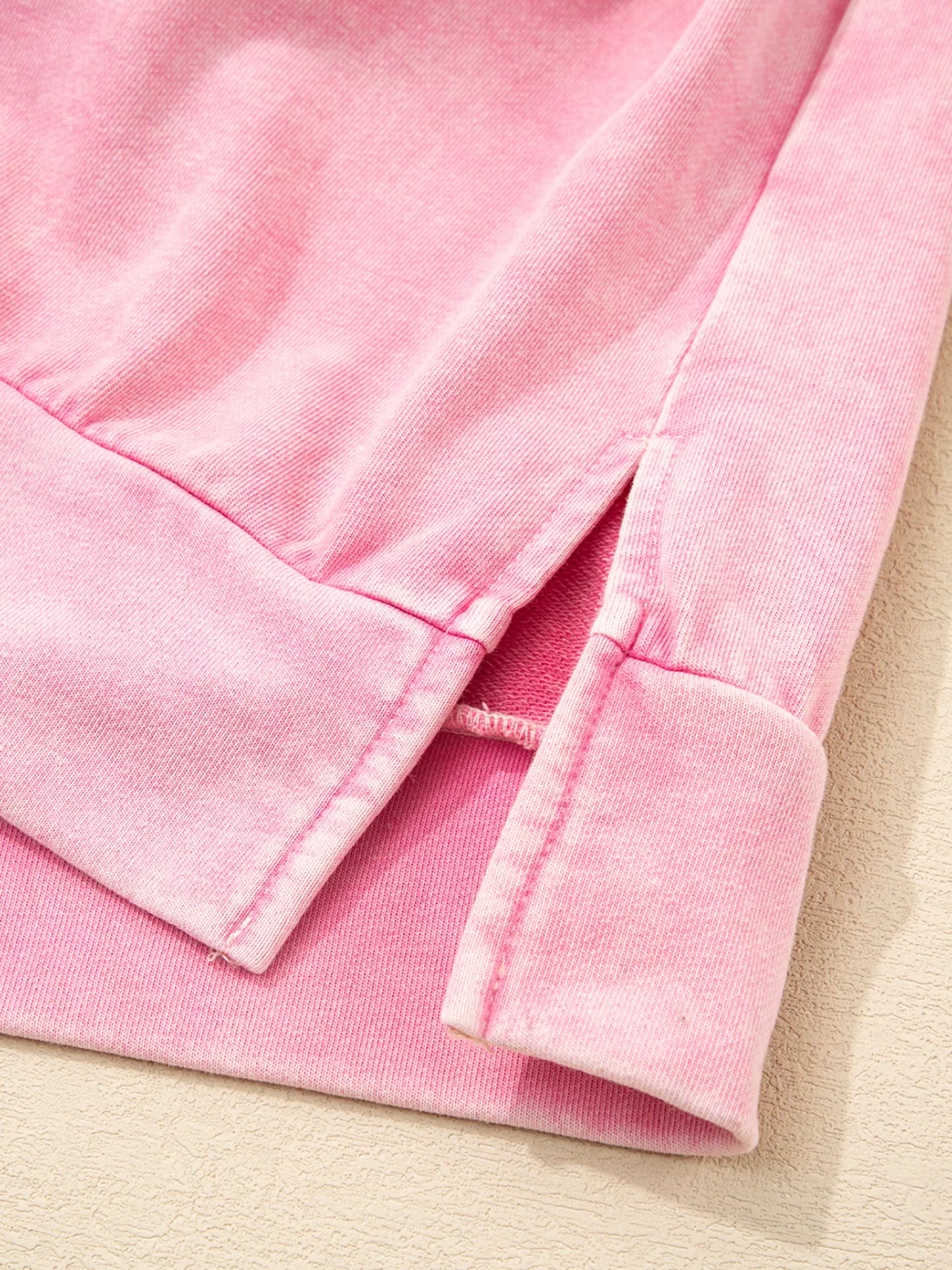 Mineral Wash Bow Patchwork Sweatshirt - Image 11