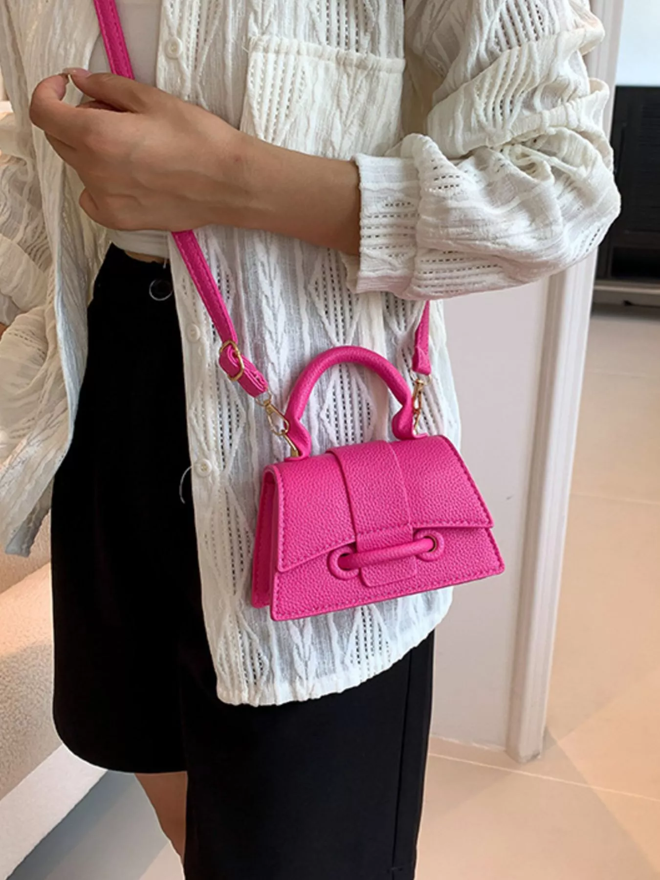 Mini Top Handle Crossbody Bag - Image 3