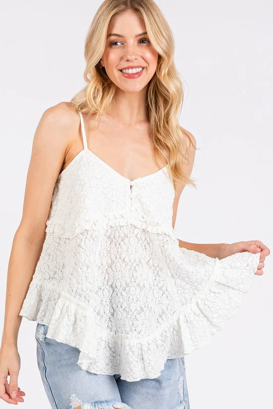 Mittoshop Textured V-Neck Cami - Image 2