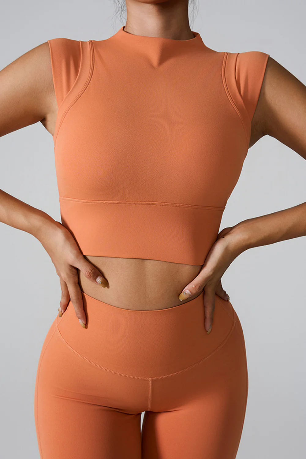 Mock Neck Active Tank - Image 17