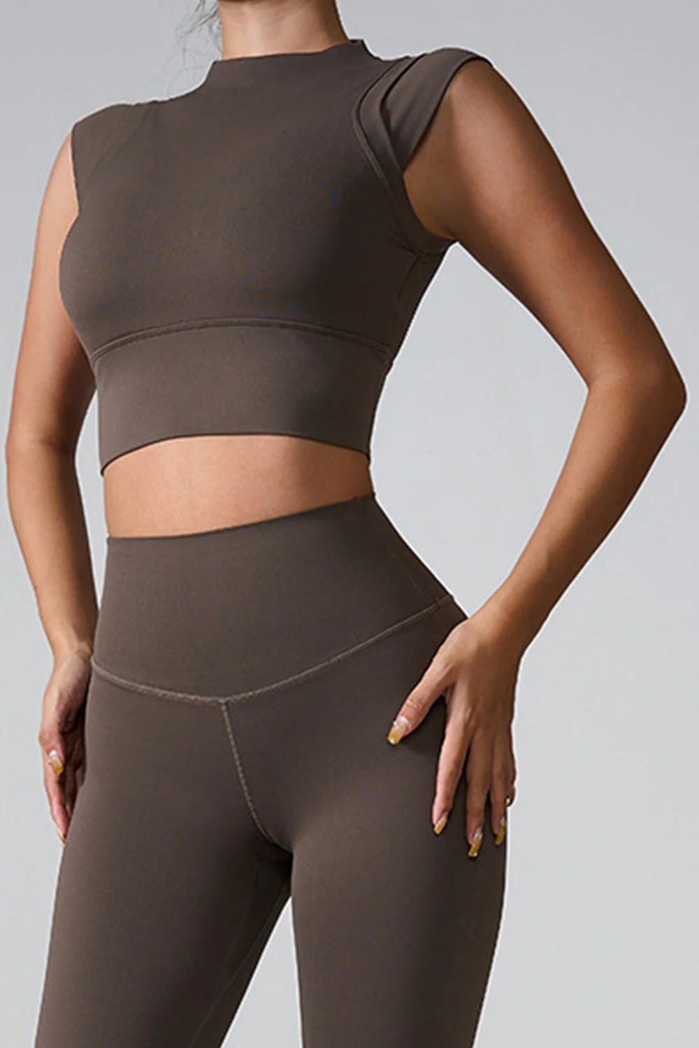 Mock Neck Active Tank - Image 6