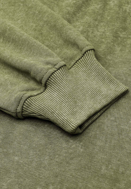 Mock Neck Dropped Shoulder Sweatshirt - Image 11