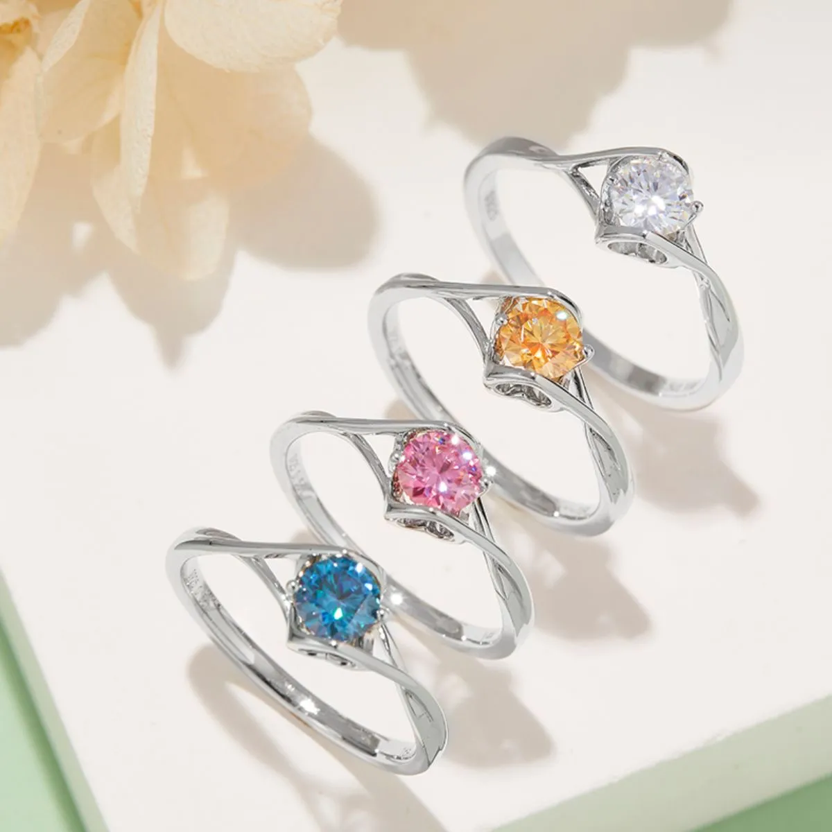 Moissanite 925 Sterling Silver Ring - Image 2