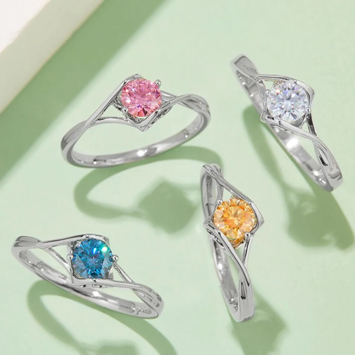 Moissanite 925 Sterling Silver Ring - Image 3