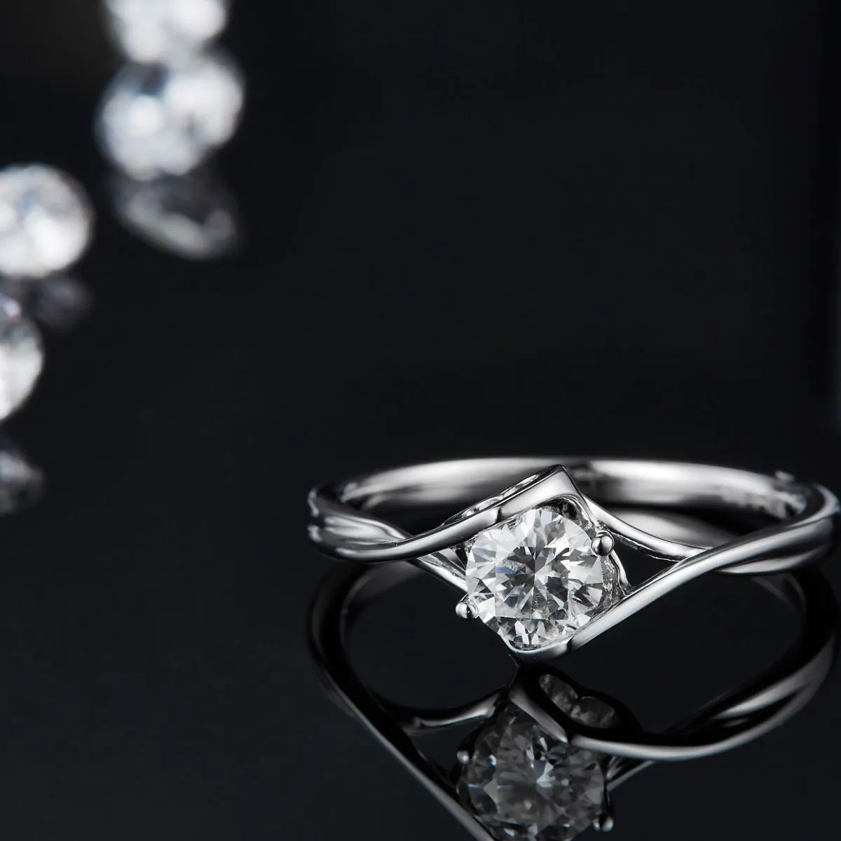 Moissanite 925 Sterling Silver Ring - Image 4