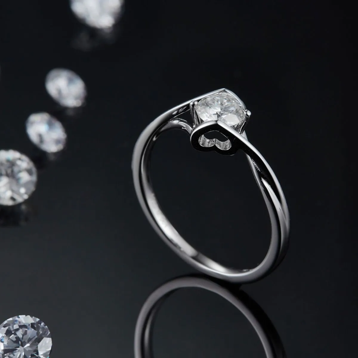 Moissanite 925 Sterling Silver Ring - Image 5