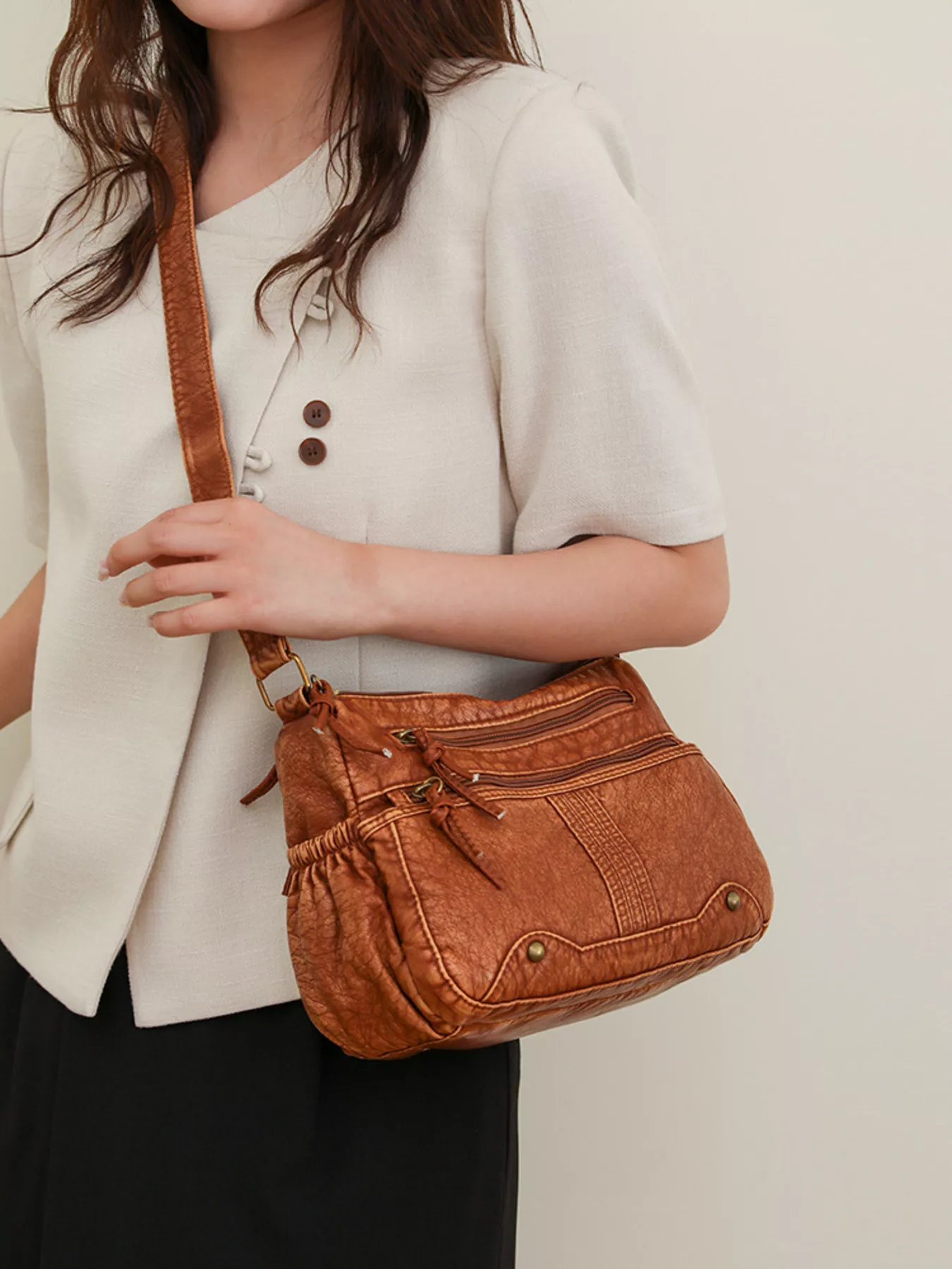 Multi-Pocket Crossbody Bag - Image 16