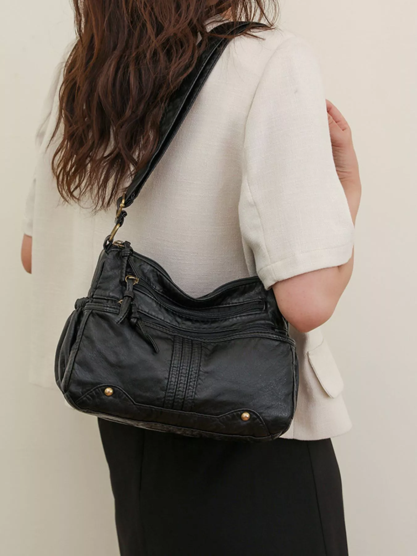 Multi-Pocket Crossbody Bag - Image 4
