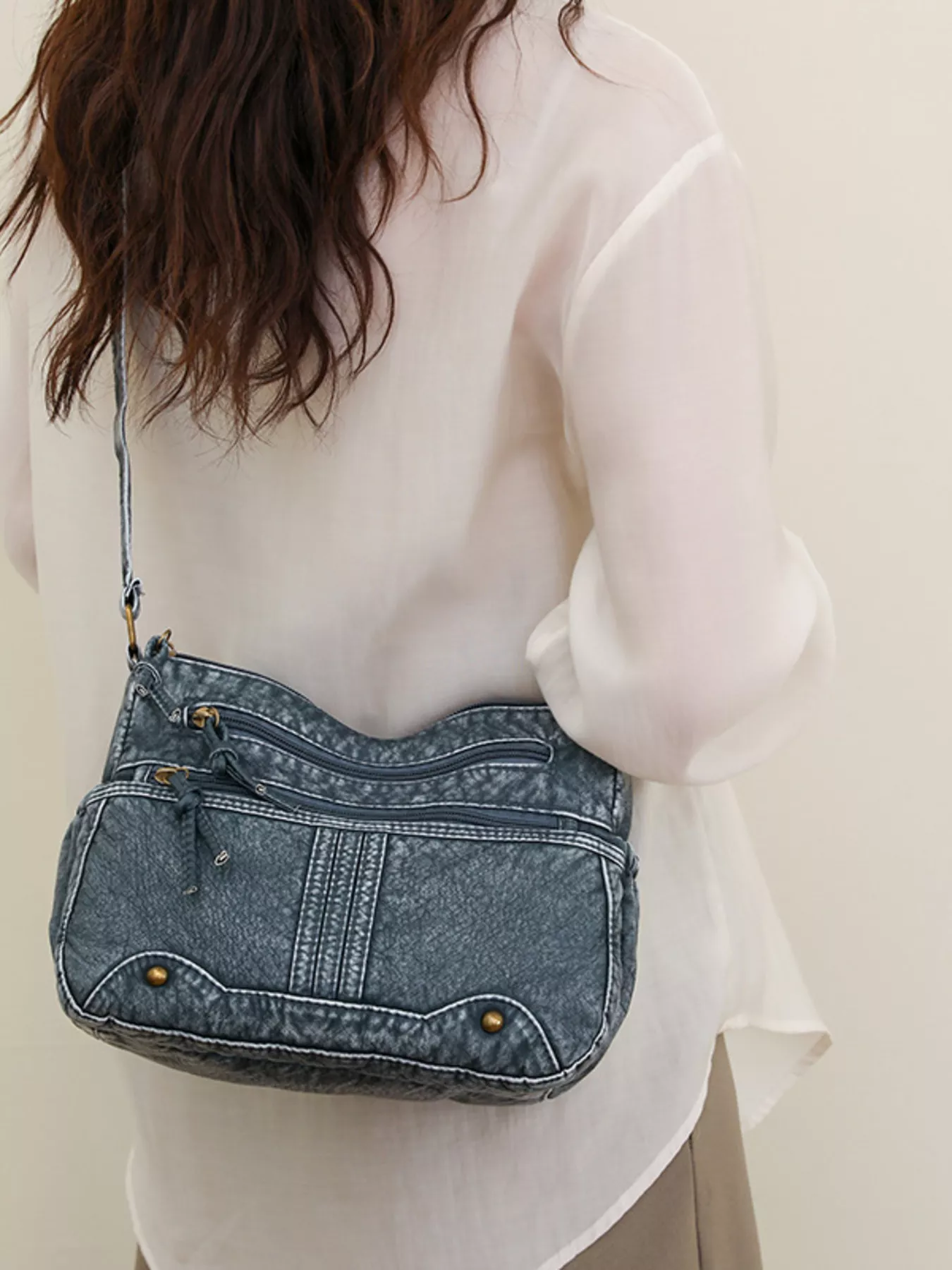 Multi-Pocket Crossbody Bag - Image 8