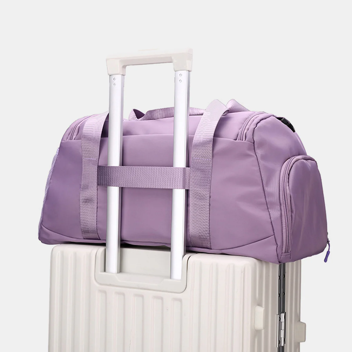 Multi Pockets Nylon Travel Bag - Image 6