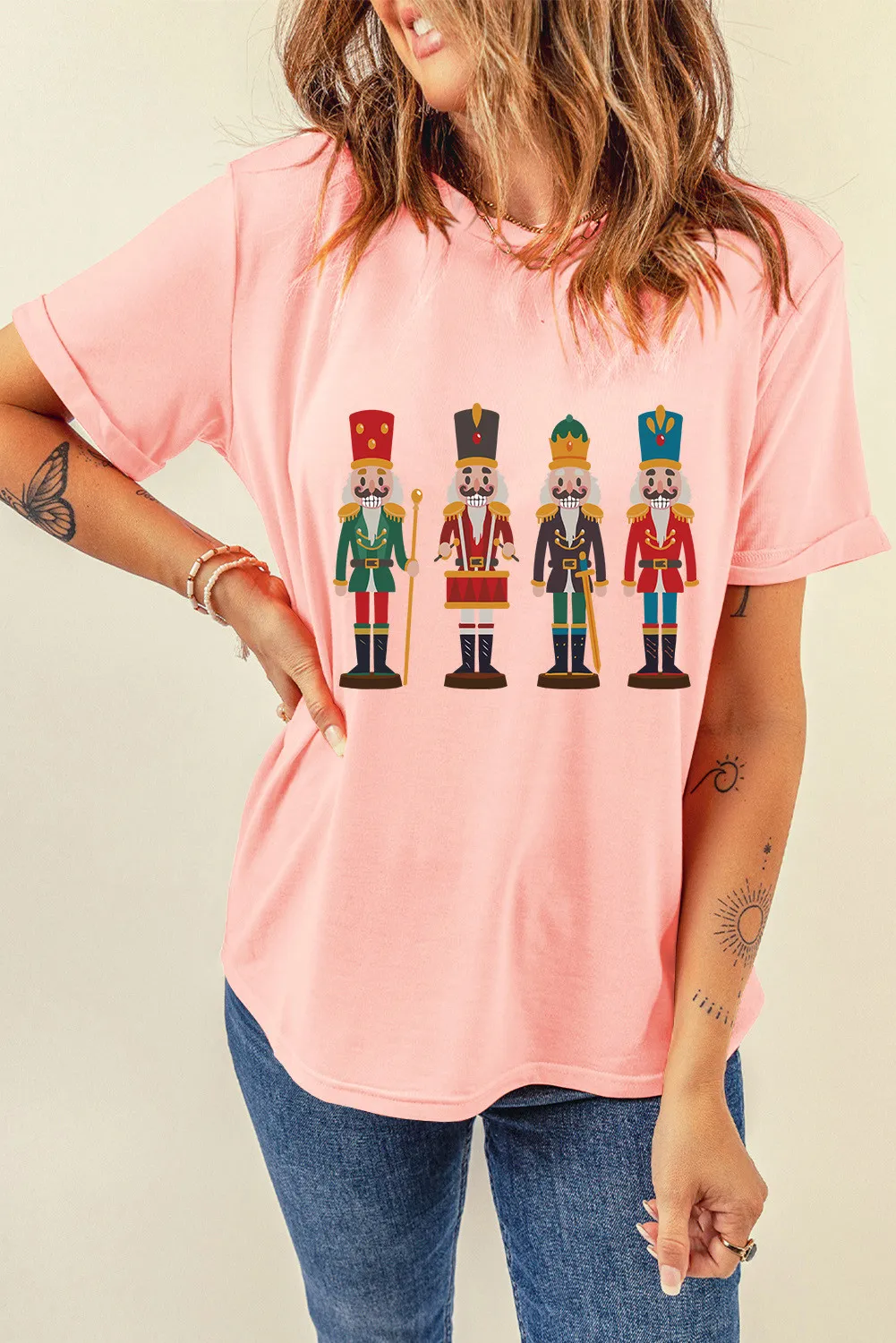 Nutcracker Round Neck Short Sleeve T-Shirt - Image 3